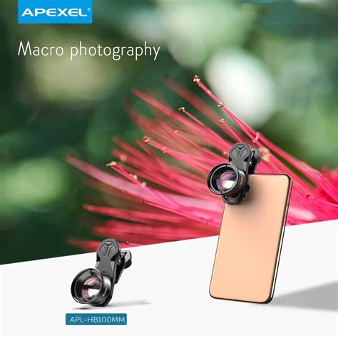 Apexel Hd 100mm Macro Lens Camera Phone 10x Super Max Case Aliexpress