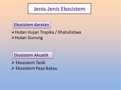 Bab 1 ekologi dan ekosistem (geografi stpm sem3)