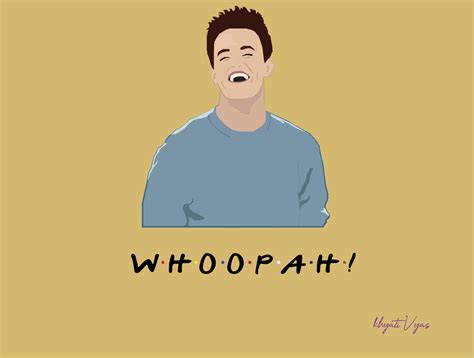 Chandler Bing Friends By Khyati Vyas On Dribbble