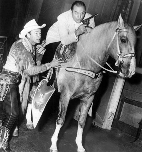 Bob Hope On Trigger With Roy Rogers Classic Film Stars Roy Rogers