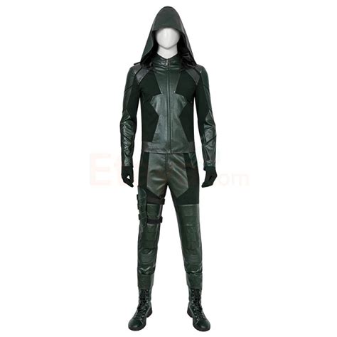Oliver Queen Cosplay Costume Green Arrow Season 8 Cosplay Suits