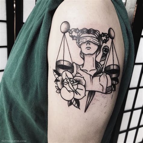 Lady Justice Tattoo Abyss Montreal