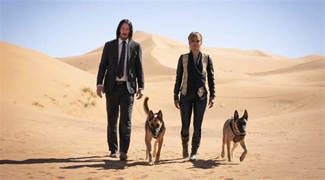 John Wick Chapter 3 Parabellum Keanu Reeves And Halle Berry In
