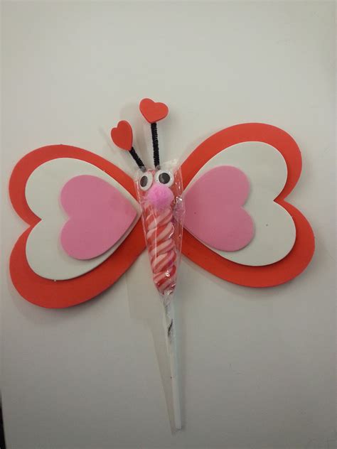 Candy Butterfly Crafts Valentines Program Ideas