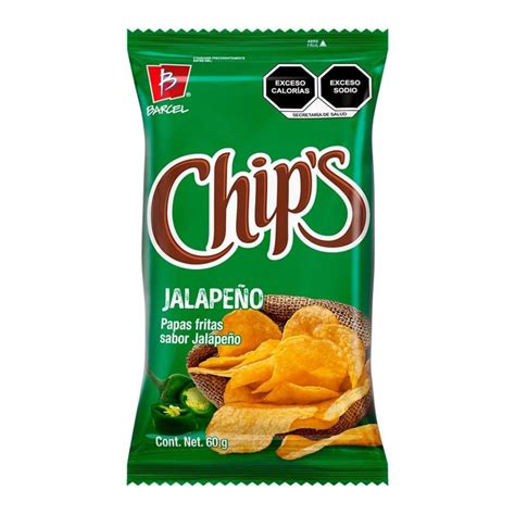Papas Fritas Barcel Chips Sabor Jalape O G Walmart