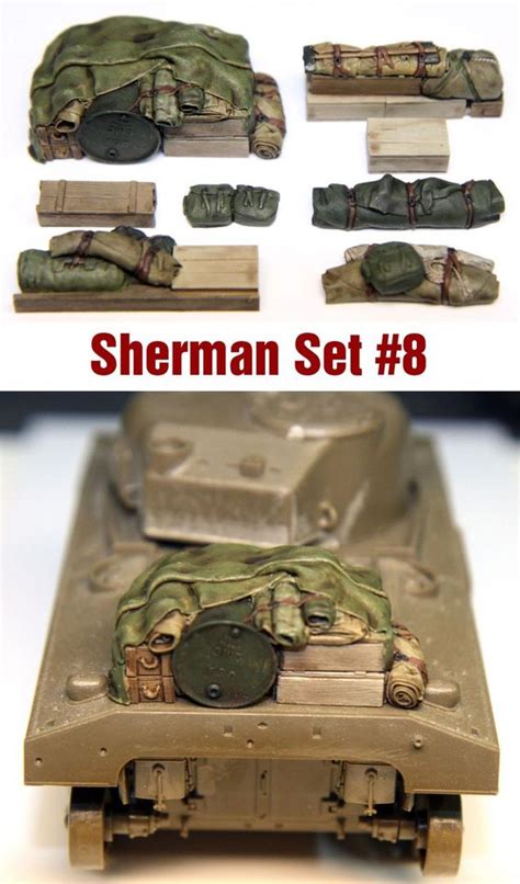 135 Scale Sherman Engine Deck Set 8 Value Gear Details Resin