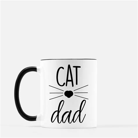 Cat Dad Mug Cat Dad Cat Parents Mug Cat Parent Ts Cat Etsy Dad