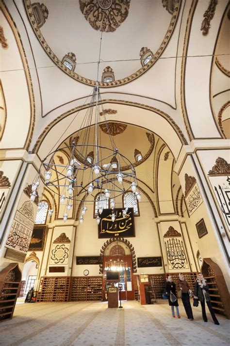 07 04 2023 Bursa Turkey Bursa Grand Mosque Turkish Grand Mosque