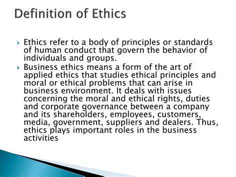 Ppt Ethics In Business Powerpoint Presentation Free Download Id