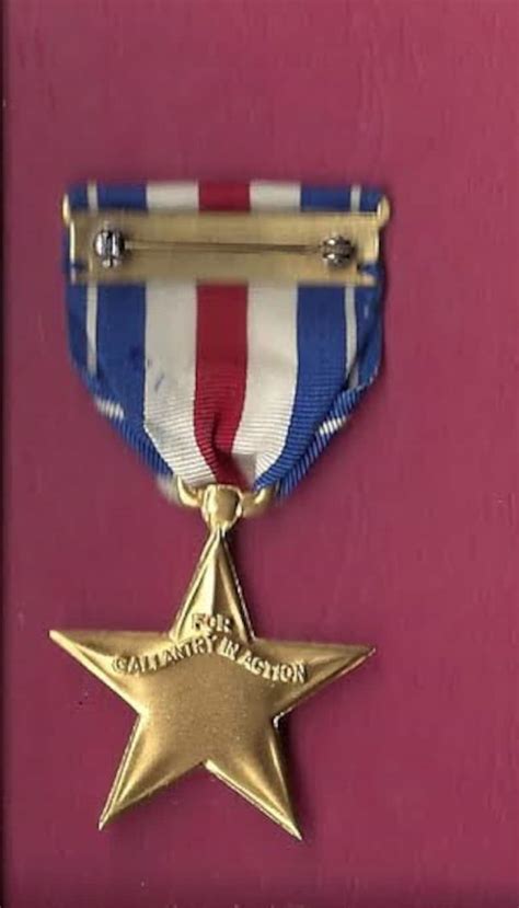 Wwii Ww2 Us Silver Star Military Award Medal Etsy