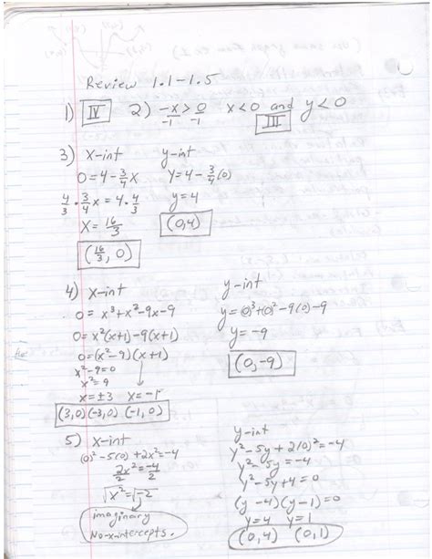 Graphing Quadratics Review Worksheet Page 2 Quadraticworksheet Com