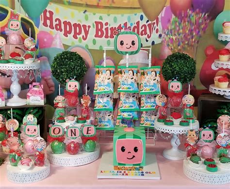 Cocomelon Dessert Table Decorations 2nd Birthday Party For Boys 1st
