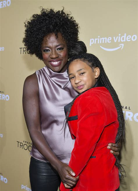 Viola Davis And Daughter Genesis Tennon Arrive At The Premiere Of
