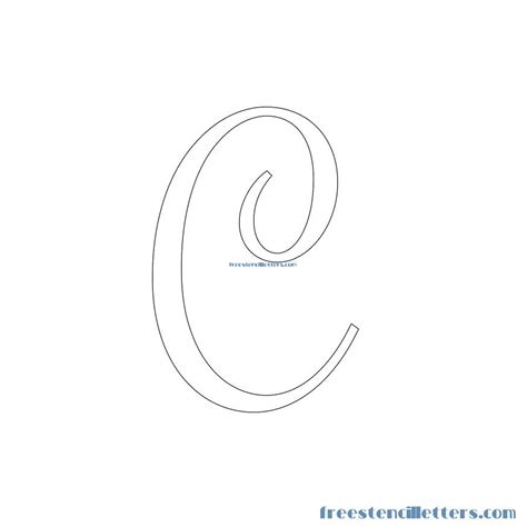 Cursive Stencils And Numbers To Print Free Stencil Letters