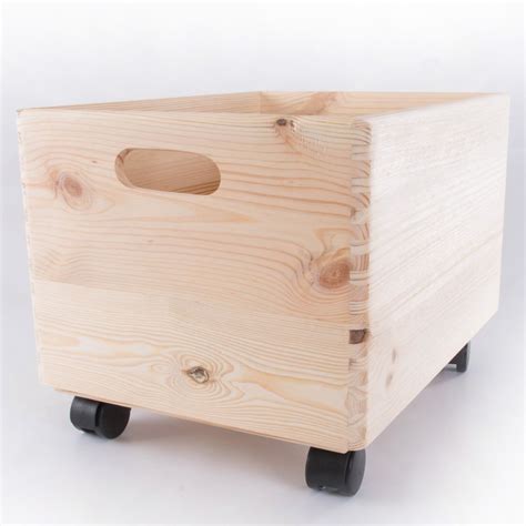 Xlarge Stackable Wooden Storage Boxes Unpainted Decorative Lid Handles