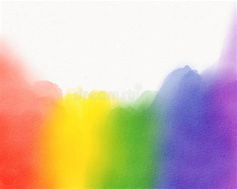 lgbt pride month watercolor texture concept rainbow background stock image image of month