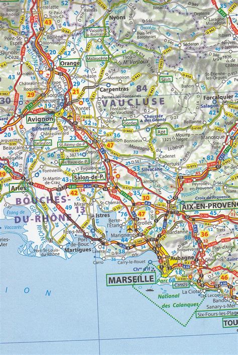 Southern France Michelin Map Buy Map Of Southern France Mapworld