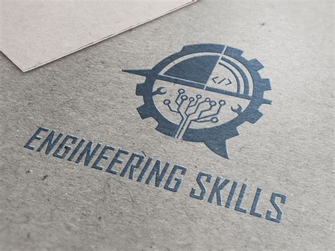 The Logo For Engineering Skills Is Shown Here