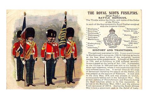 Royal Scots Fusiliers British Army Uniform British Uniforms British