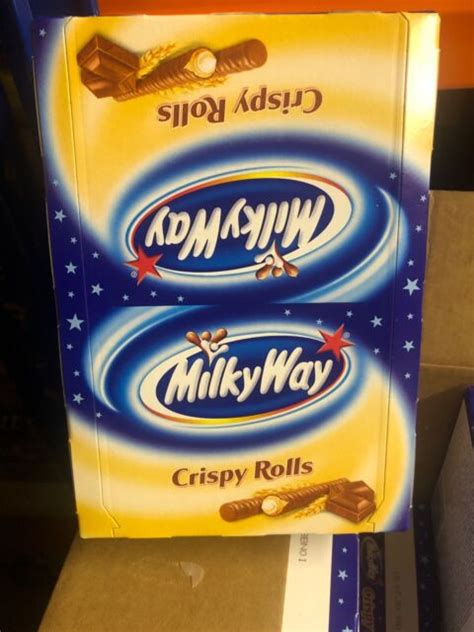 Lot 48 X 25g Milky Way Crispy Rolls Chocolate Bars For Sale Online Ebay