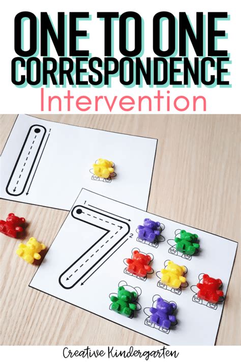 One To One Correspondence Intervention For Kindergarten