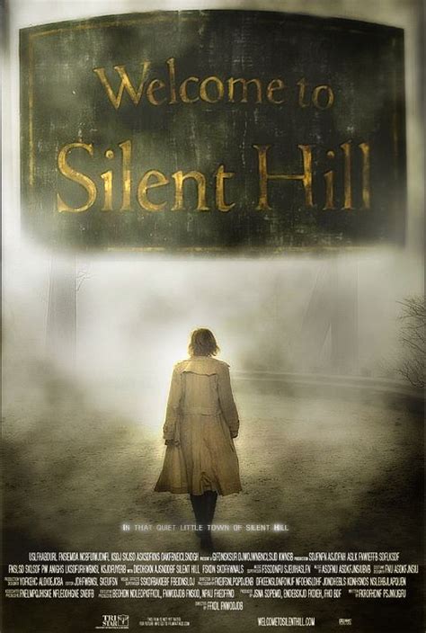 The Movie Poster For Welcome To Silent Hill Is Shown In Front Of A