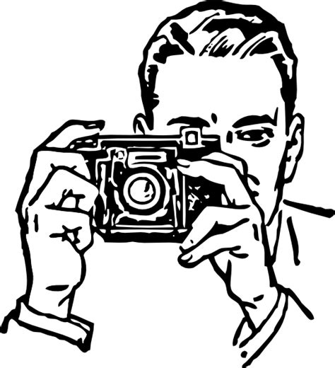 Man With A Camera Clip Art At Vector Clip Art Online