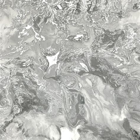 Debona Wallpaper Liquid Marble Silver Grey 6355 Grey Feature Wall