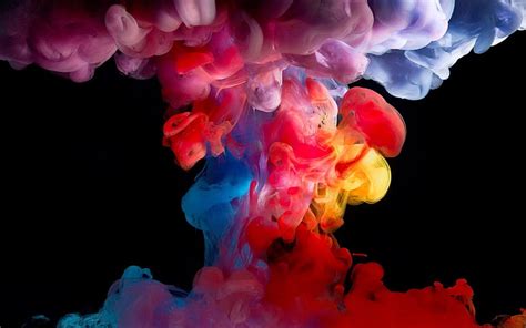 Hd Wallpaper Rainbow Smoke Contrast Aero Colorful Multi Colored