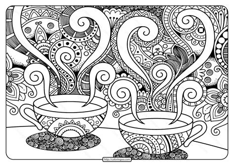 Printable Adult Pdf Coloring Page Book 11