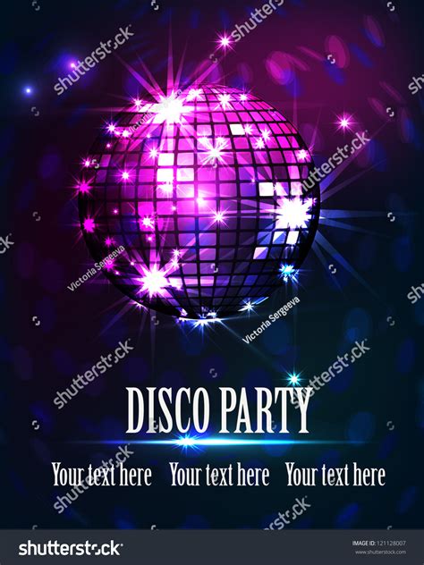 Background Disco Party Stock Vector Royalty Free 121128007