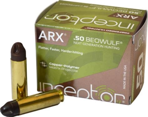 50 Beowulf Ammunition Quantum 200 Grain 20 Rounds Cheap Bulk Ammo