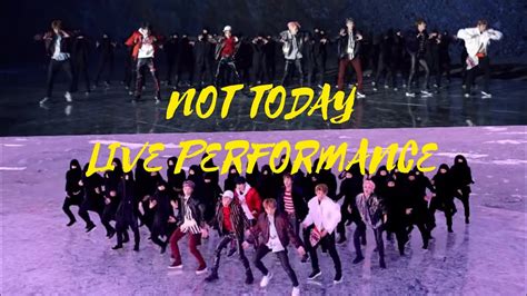 Bts 방탄소년단 Not Today Live English Lyrics Youtube