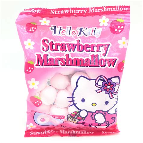 Hello Kitty Marshmallow Strawberry Strawberry Jelly Inside 90 G