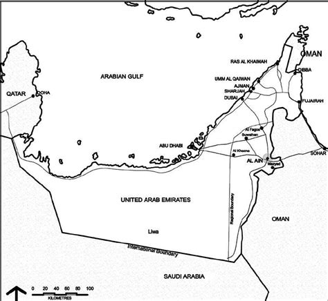 Al Ain Location Within The Uae Source After Tpdaa 1986 Download