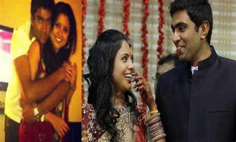 R ashwin wife prithi narayan blush during csk vs kkip match. Watch pics of Ashwin spinning romance with his wife | Cricket News - India TV
