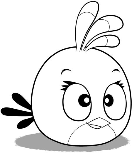 Sketsa Gambar Angry Bird