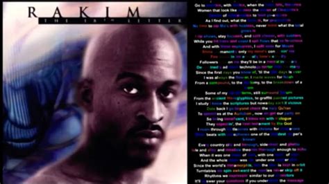 Rakim On The 18th Letter Rhymes Highlighted Youtube
