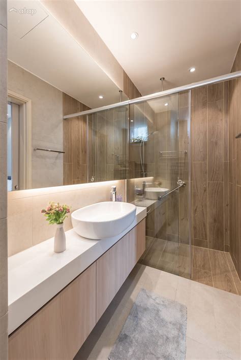 Contemporary Zen Bathroom Condominium Design Ideas And Photos Malaysia