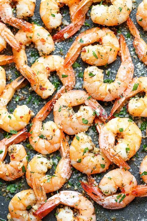 Garlic Parmesan Roasted Shrimp Seafood Recipes Popsugar Food Photo 11