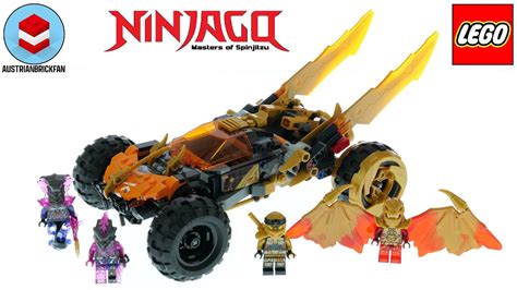 lego ninjago 71769 cole s dragon cruiser speed build youtube