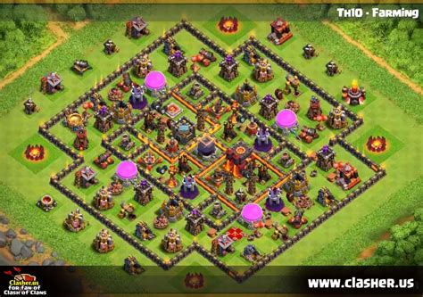 Clash Of Clans Town Hall 10 Layout