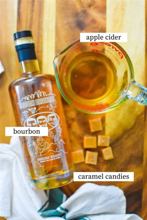 Easy Hot Caramel Apple Cider With Bourbon Dash Of Jazz