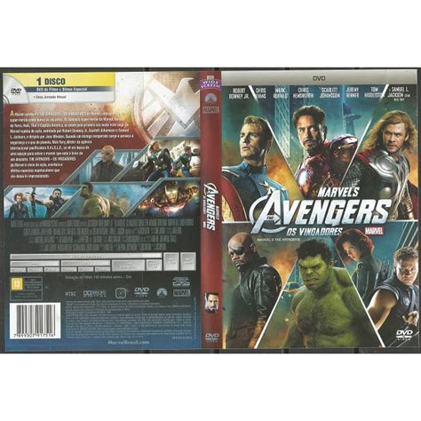 DVD Os Vingadores The Avengers Shopee Brasil