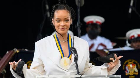 Singer Rihanna Named A National Hero Of Barbados May You Continue To Shine Like A Diamond