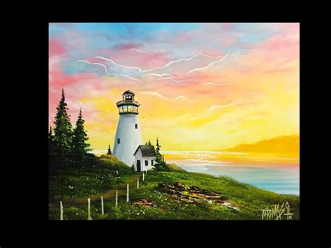 You can also add crop marks and if you're running out of time, let canva print do all the work for you. FREE PAINTING LESSON - Landscape painting -Painting with ...