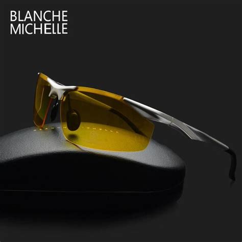 fuzweb super light aluminum magnesium frame polarized sunglasses men semi rimless rectangle