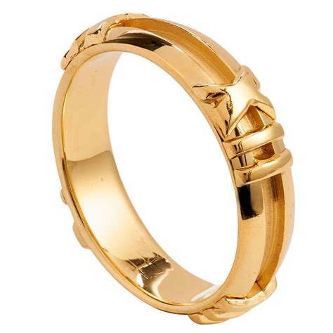 Tiffany And Co Gold Atlas Ring At 1stdibs