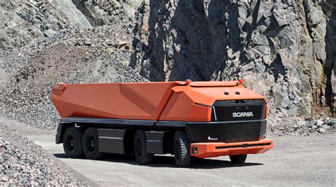 Scania Develops Biofuel Powered Driverless Truck Miningcom