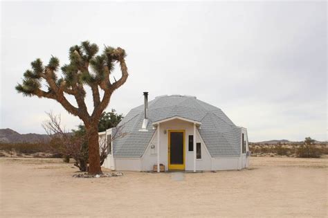 In Joshua Tree Us Secluded Geodesic Dome House In Joshua Tree Tree
